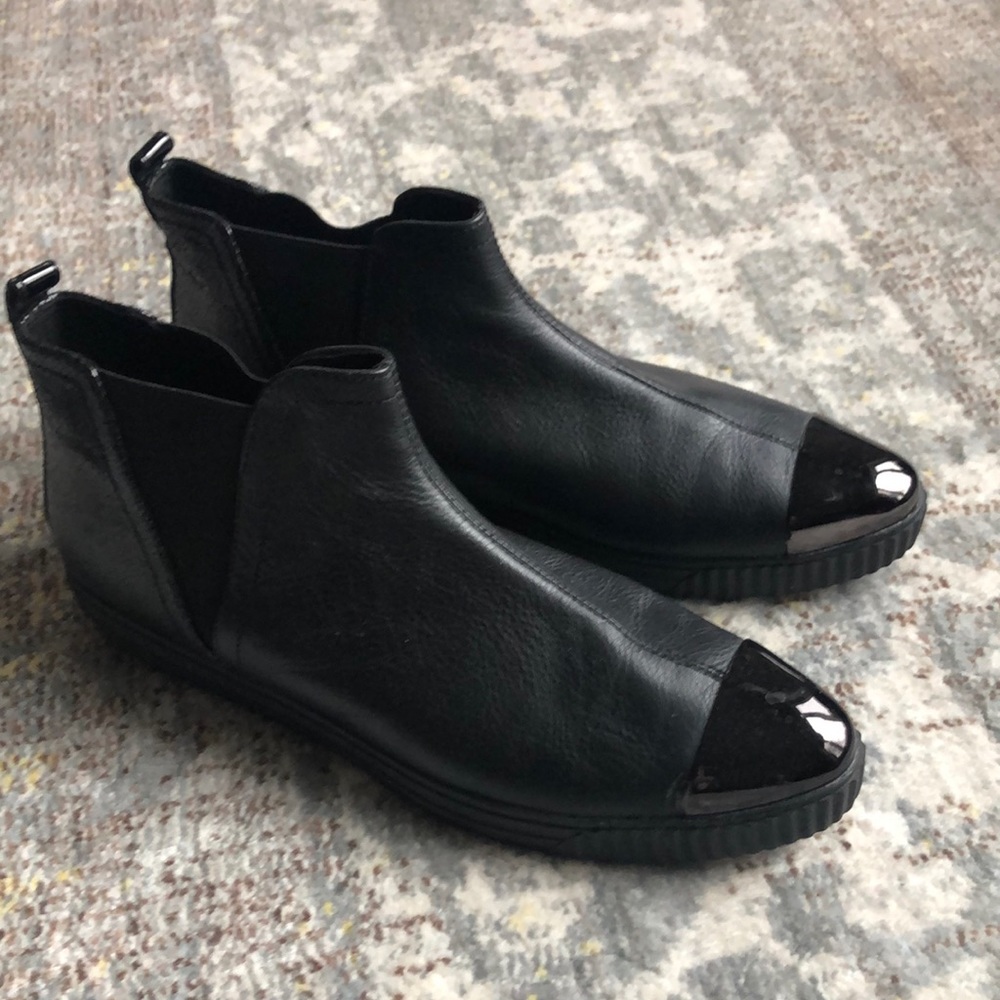 Patent Toe Ankle Shoe by Geox